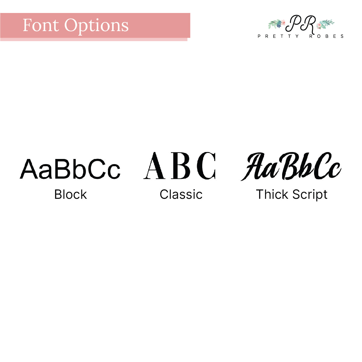 the font options for font options