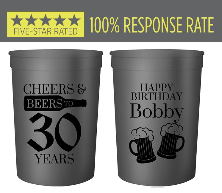 30th Birthday Stadium Cups  (33)