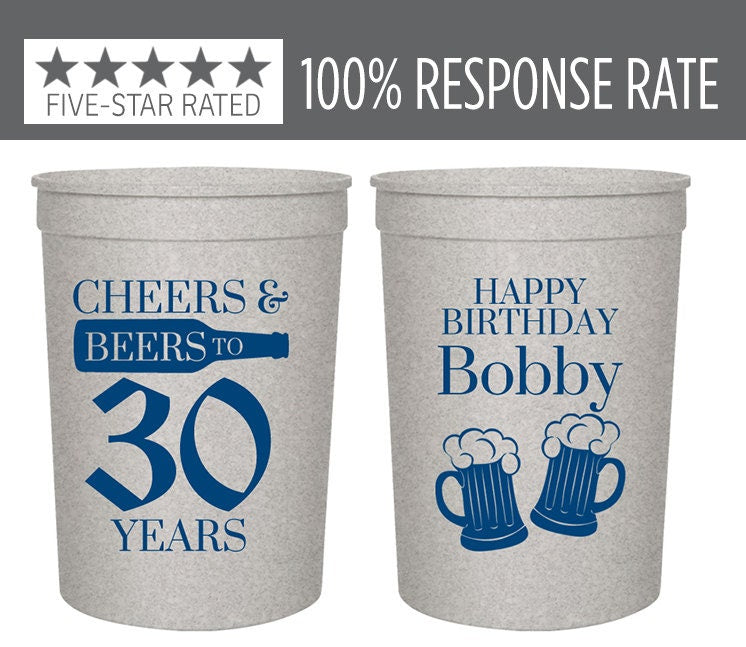 Customized 30th Stadium Cups (33)