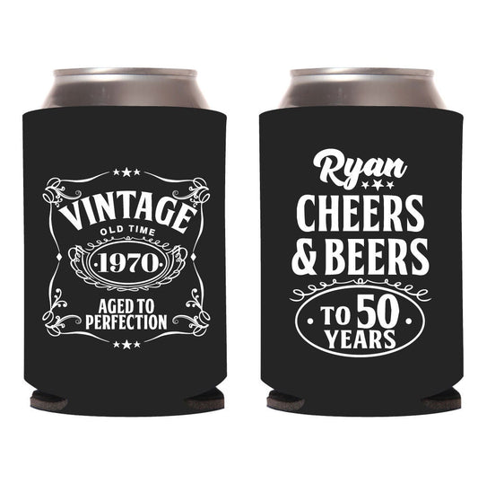 50th Personalized Birthday Can Coolers (2)