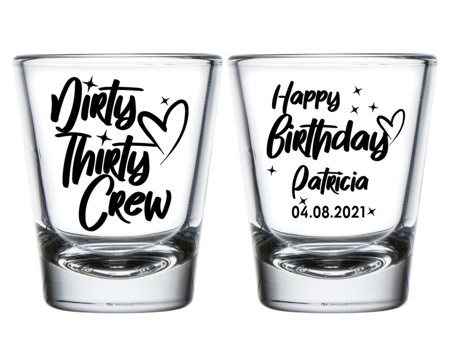 Personalized Favors Birthday Shot Glass (40)