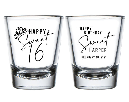 Sweet 16th Birthday Shot Glass (326)