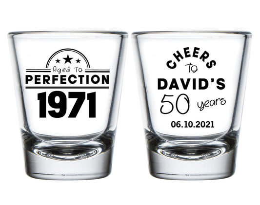 50th Birthday Shot Glass (327)