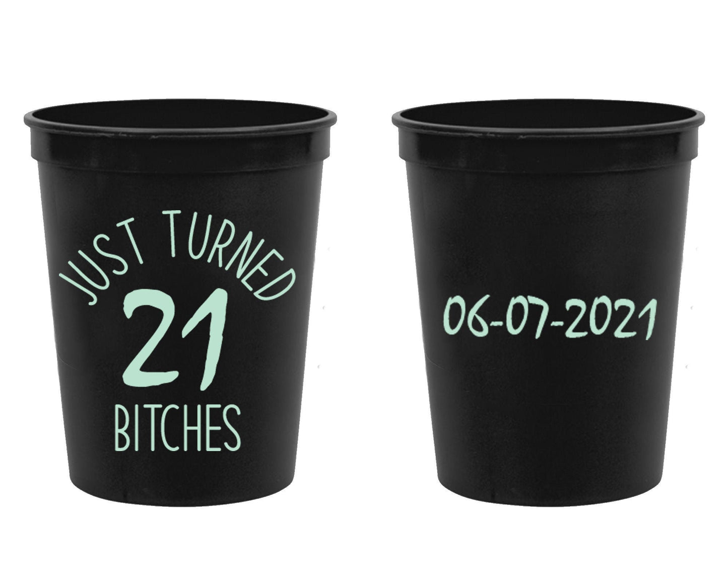 Just Turned 21 21st Birthday Cups (342)