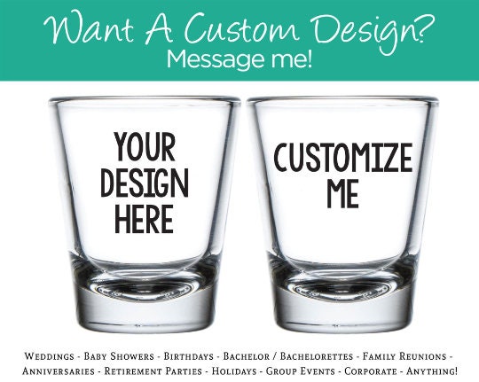 Custom 30th Birthday Shot Glasses (329)