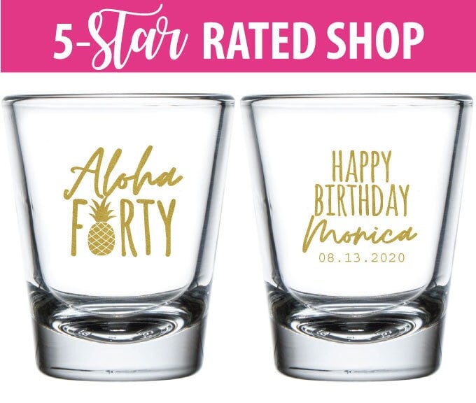 Aloha Forty Shot Glasses (259)