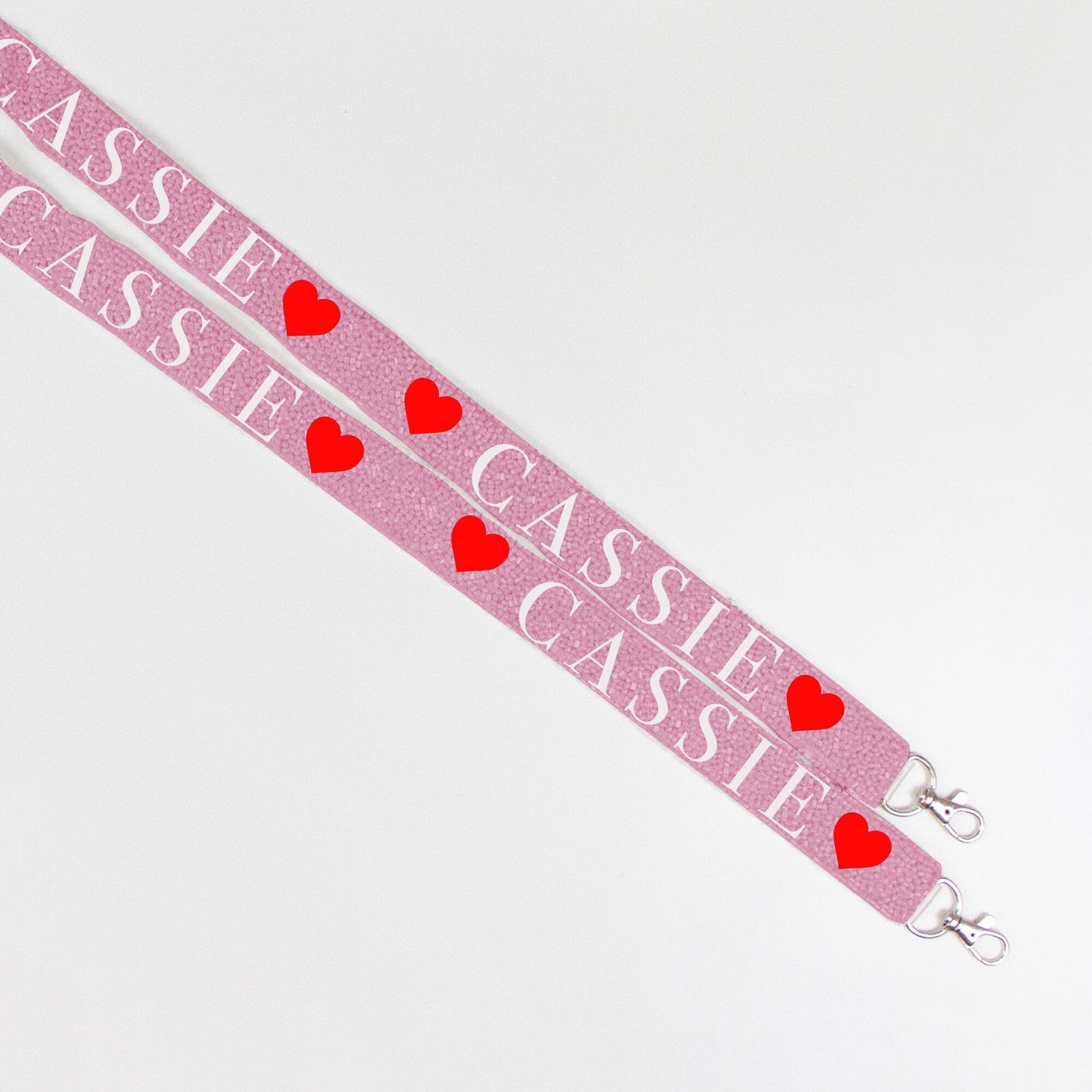 Beaded Heart Strap