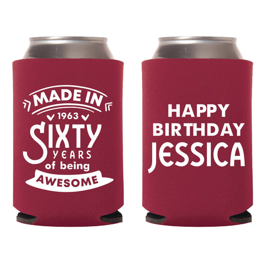 60th Birthday Custom Can Coolers (157)