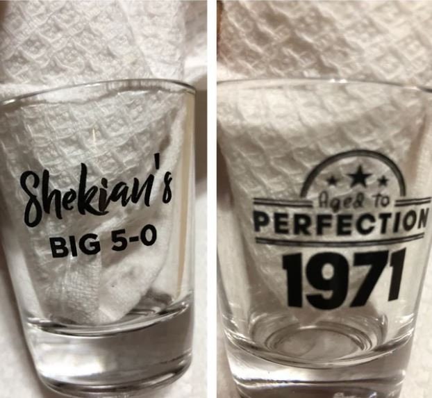 50th Birthday Shot Glass (327)