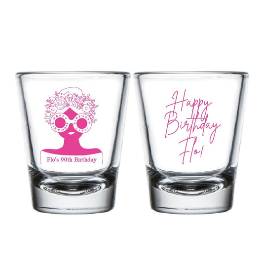 Personalized Birthday Shot Glasses for Her (264)