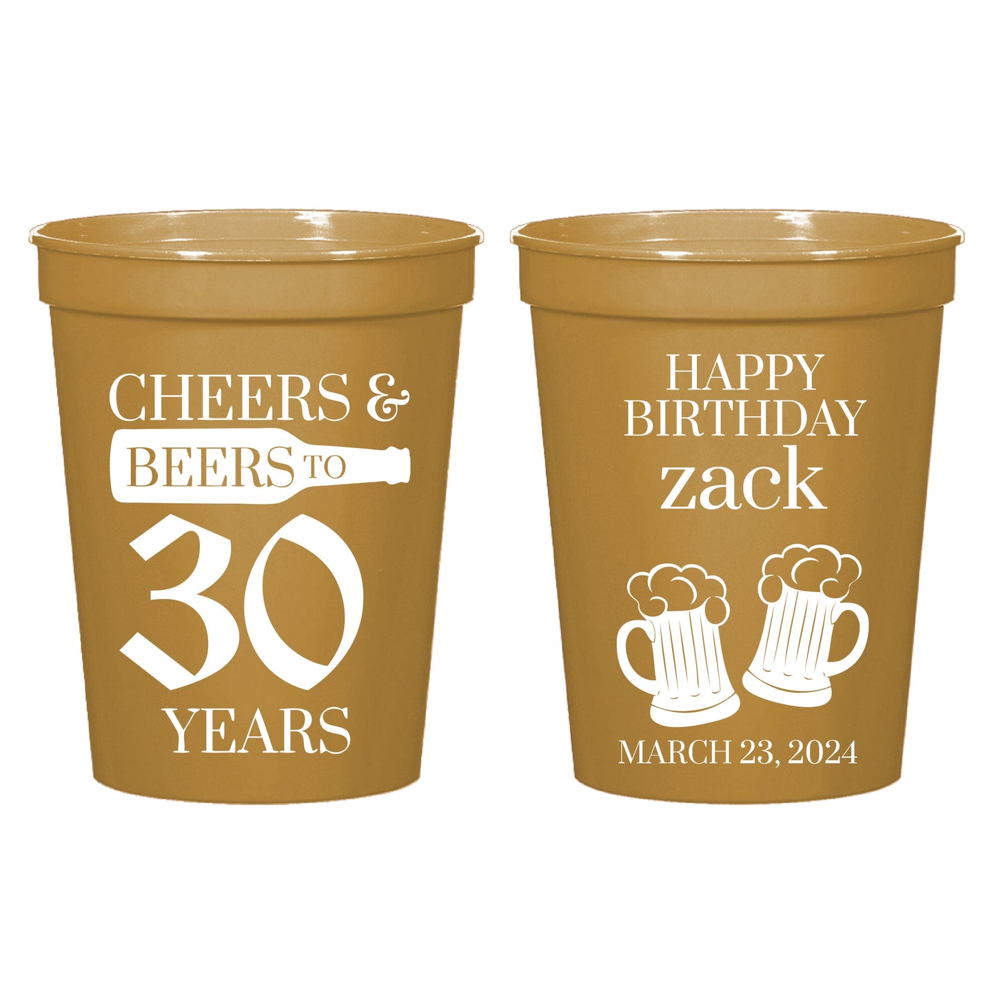 30th Birthday Stadium Cups  (33)