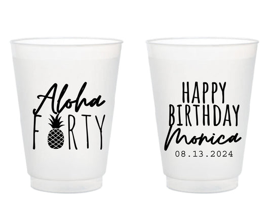 Hawaiian 40th Birthday Cups (259)